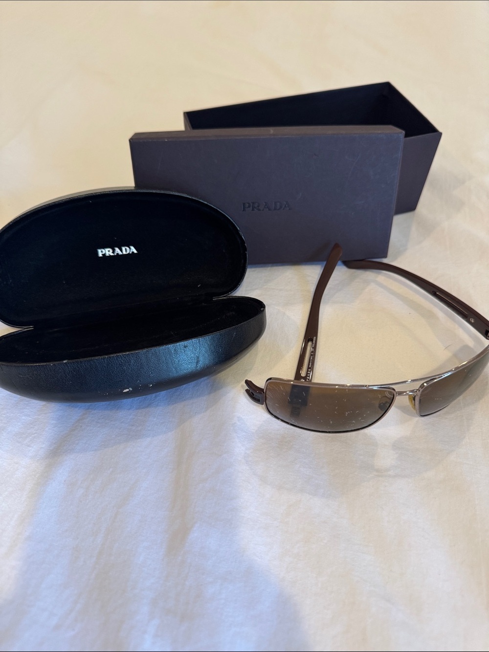 Prada Sunglasses with Brown Gradient Lenses